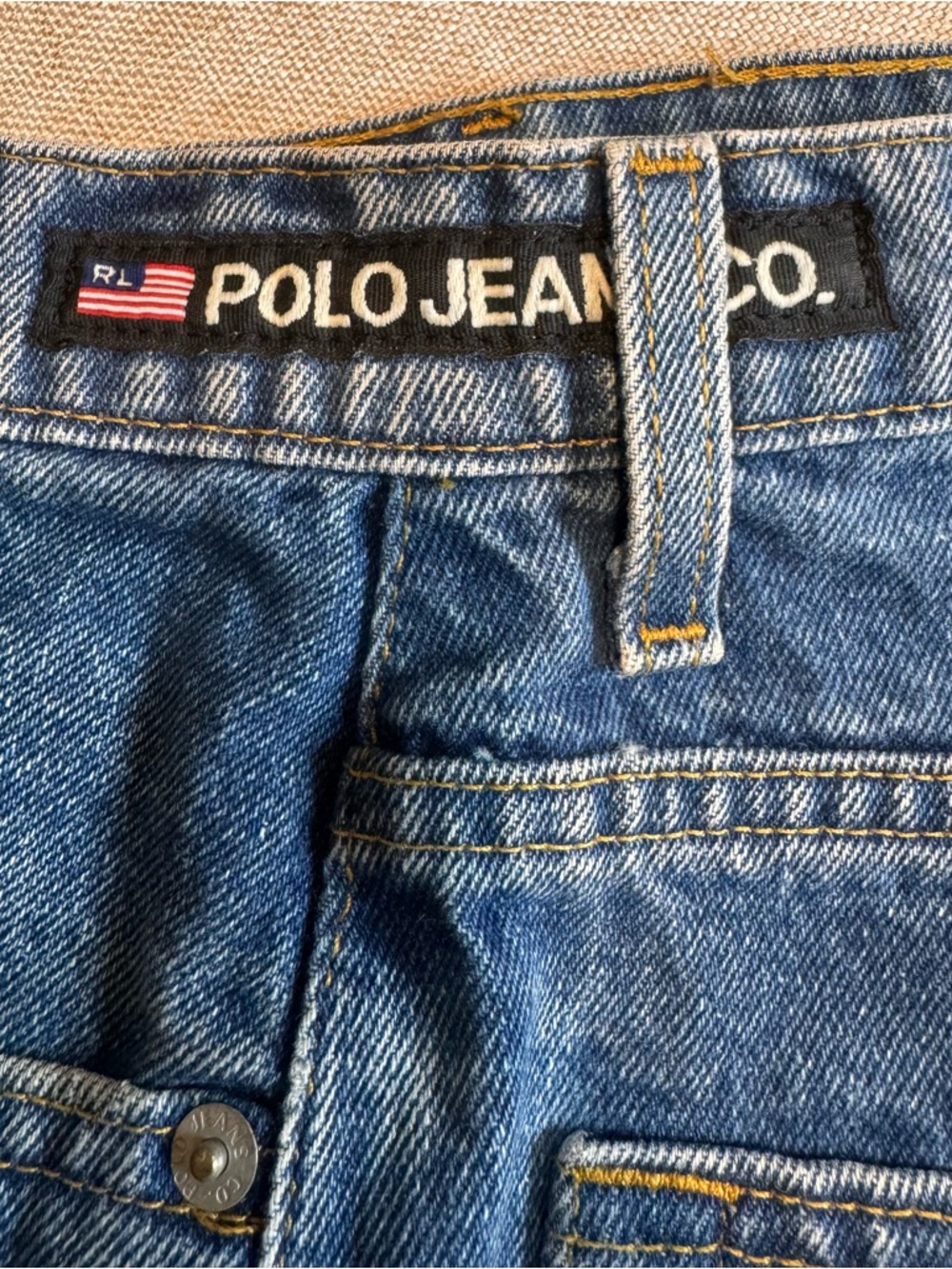 Polo by Ralph Lauren Men’s Relaxed Jeans in Blue-size 30x32x8.5